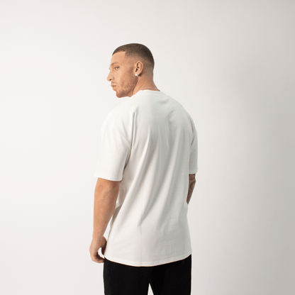 Premium Embossed Slim Fit Tee - White