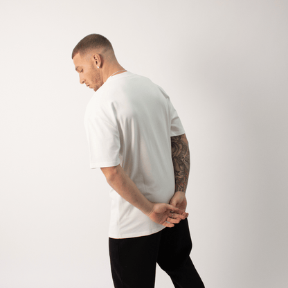 Premium Embossed Slim Fit Tee - White